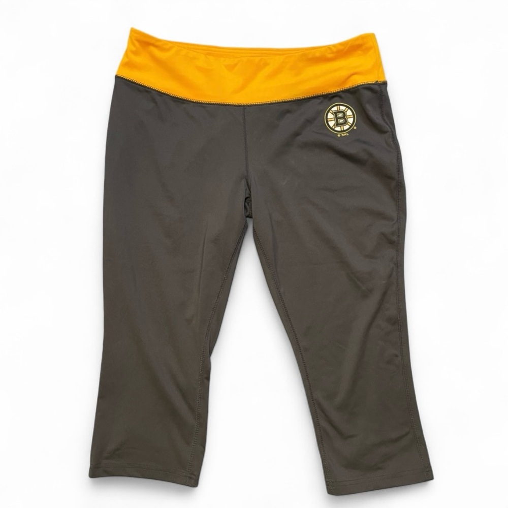 NHL Kids Leggings in Gray and Gold